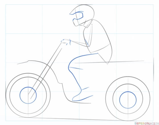 Як Намалювати Мотоцикл (Поетапно)?
